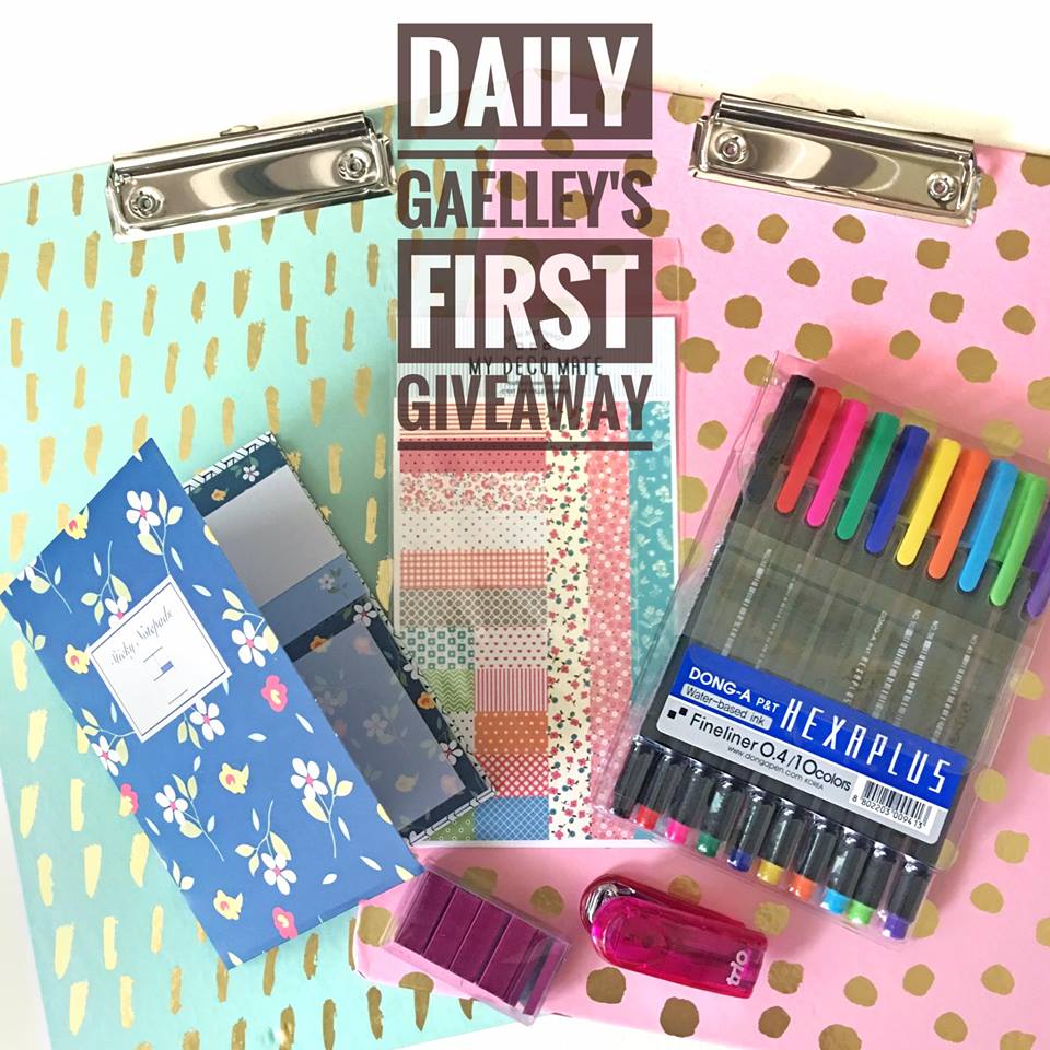 Daily Gaelley's First Giveaway!