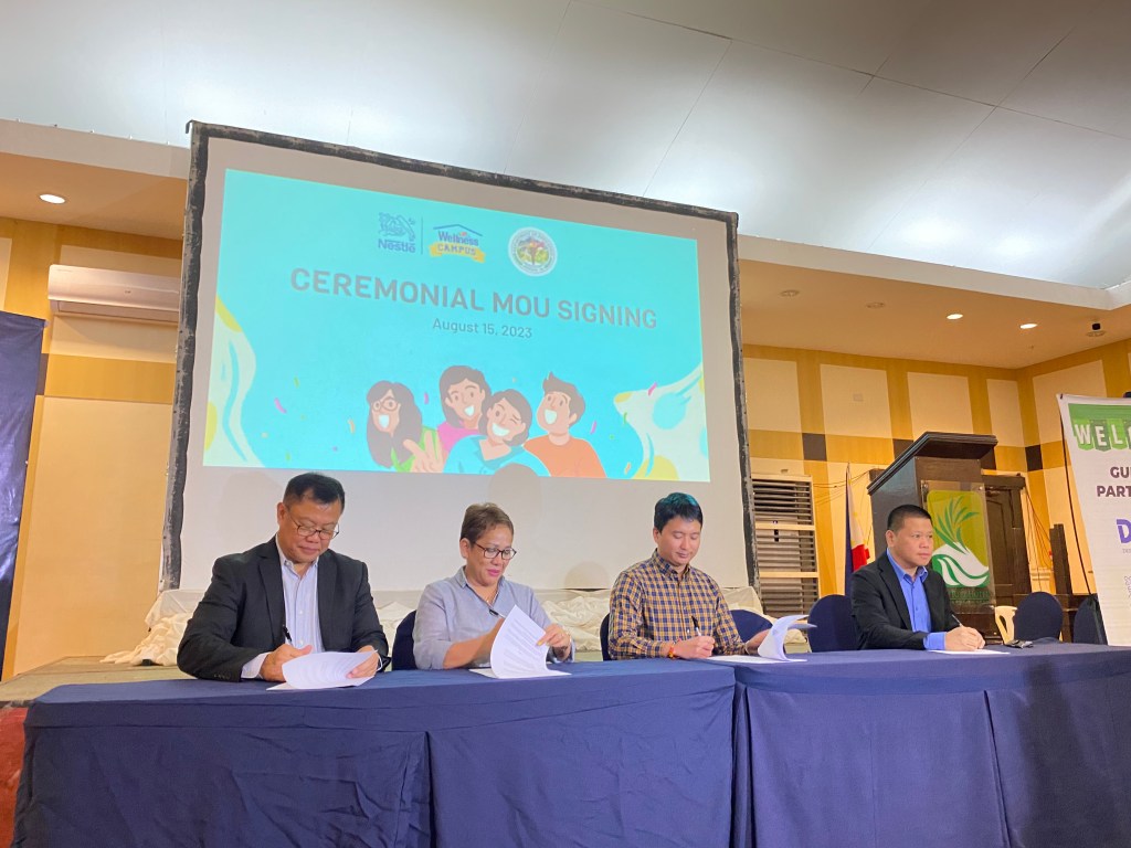 Nestlé and Department of Education Sign MOA for Nestlé Wellness Campus&nbsp;2023-2024