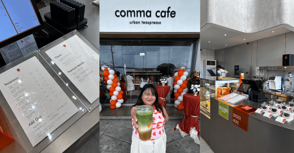 Comma Cafe at R.Castillo Davao City invites guests to pause.
