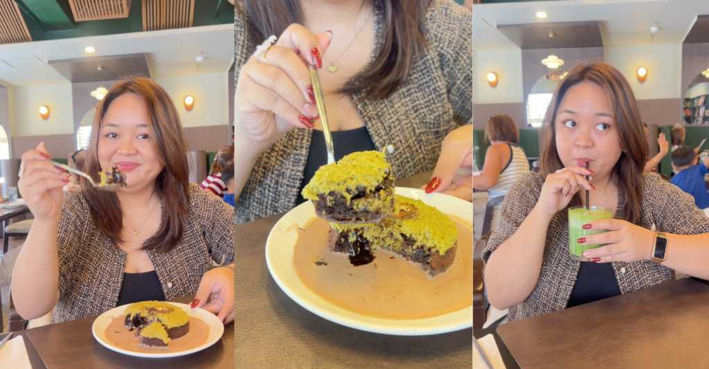 We tried Floury's Dubai Pistachio Lava Cake and Matcha